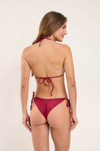 Carica l&#39;immagine nel visualizzatore di Gallery, Model Back: Rio De Sol Slip Bottom Touch-Carmim Cheeky-Tie
