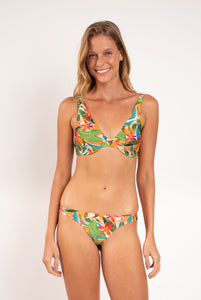 Model Front: Rio De Sol Slip Bottom Tropical Nice