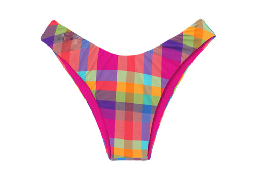 Product Front: Rio De Sol Slip Bottom Tulip-Garden High-Leg