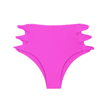 Carica l&#39;immagine nel visualizzatore di Gallery, Product Front: Rio De Sol Slip Bottom Vita-Pink High-Waist-Spin
