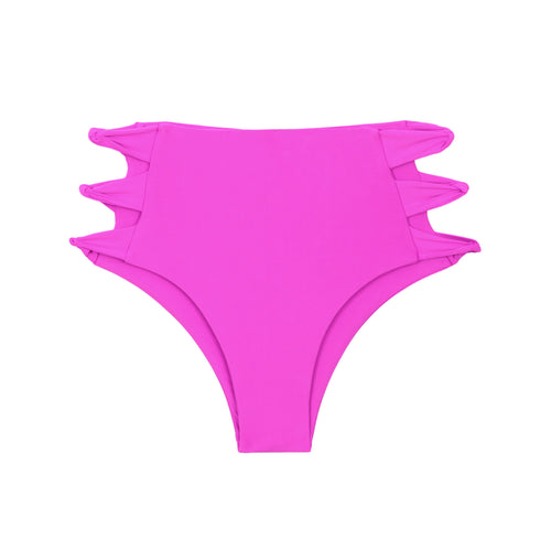 Product Front: Rio De Sol Slip Bottom Vita-Pink High-Waist-Spin