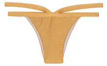 Carica l&#39;immagine nel visualizzatore di Gallery, Product Front: Rio De Sol Slip Calcinha Gold Triangulo
