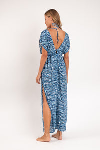 Model Back: Rio De Sol Vestito Da Spiaggia Chuva Long Dress Soleil