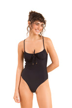 Carica l&#39;immagine nel visualizzatore di Gallery, Model Front: Rio De Sol Intero Dots-Black Julia
