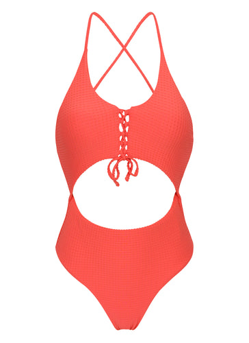Product Front: Rio De Sol Intero Dots-Tabata Ivy Strap