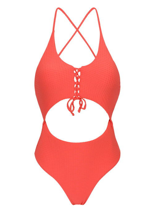 Product Front: Rio De Sol Intero Dots-Tabata Ivy Strap