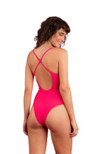 Carica l&#39;immagine nel visualizzatore di Gallery, Model Back: Rio De Sol Intero Dots-Virtual-Pink Julia
