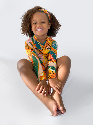 Model Front: Rio De Sol Protezioni Da Eruzioni El-Arco Rash-Guard Kids
