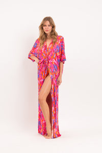 Image 04: Rio De Sol Vestito Da Spiaggia Flavors Long Dress