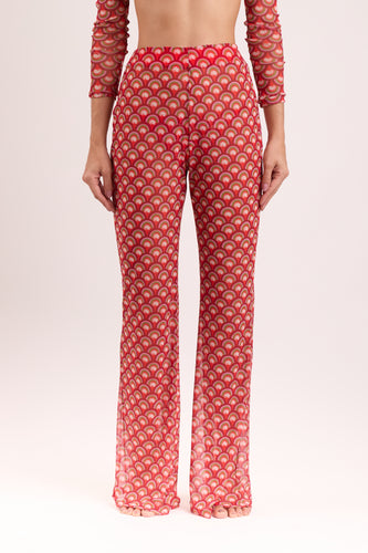 Gallery: Rio De Sol Pantaloni Da Spiaggia Floral-Scales Pants Lana