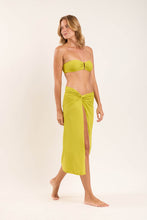 Carica l&#39;immagine nel visualizzatore di Gallery, Image 02: Rio De Sol Gonna Da Spiaggia Fluity-Abacateiro Long Skirt Knot
