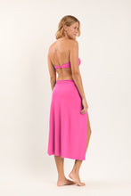 Carica l&#39;immagine nel visualizzatore di Gallery, Model Back: Rio De Sol Gonna Da Spiaggia Fluity-Amor Long Skirt Knot
