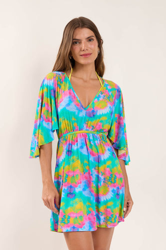 Model Front: Rio De Sol Vestito Da Spiaggia Fusion Mini Dress