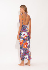 Model Back: Rio De Sol Vestito Da Spiaggia Garden-Flower Saida Yara