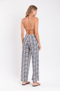 Model Back: Rio De Sol Pantaloni Da Spiaggia Ikat Wide Pants