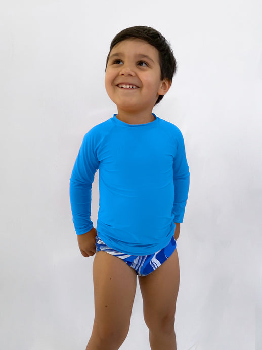 Model Front: Rio De Sol Protezioni Da Eruzioni Jacinto Rash-Guard Kids