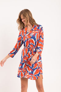 Image 11: Rio De Sol Vestito Da Spiaggia Leaves Chemise