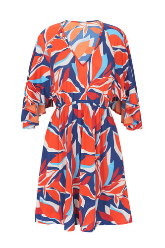 Product Front: Rio De Sol Vestito Da Spiaggia Leaves Mini Dress