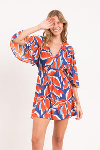 Image 08: Rio De Sol Vestito Da Spiaggia Leaves Mini Dress