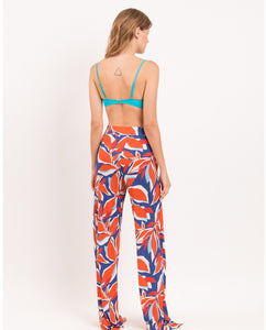 Image 07: Rio De Sol Pantaloni Da Spiaggia Leaves Wide Pants