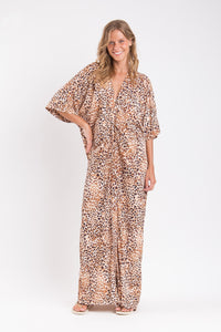 Image 07: Rio De Sol Vestito Da Spiaggia Leopard Long Dress