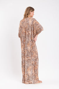 Image 08: Rio De Sol Vestito Da Spiaggia Leopard Long Dress