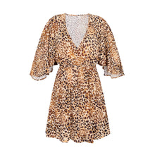 Carica l&#39;immagine nel visualizzatore di Gallery, Product Front: Rio De Sol Mini Dress Leopard Mini Dress

