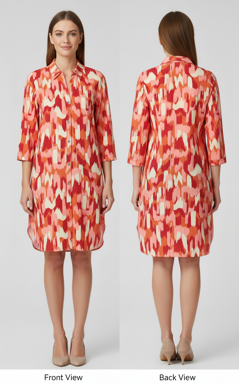 Model Front: Rio De Sol Camicia Mirage Chemise Gabriele