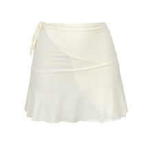 Carica l&#39;immagine nel visualizzatore di Gallery, Product Front: Rio De Sol Gonna Da Spiaggia Off-White Mini Skirt
