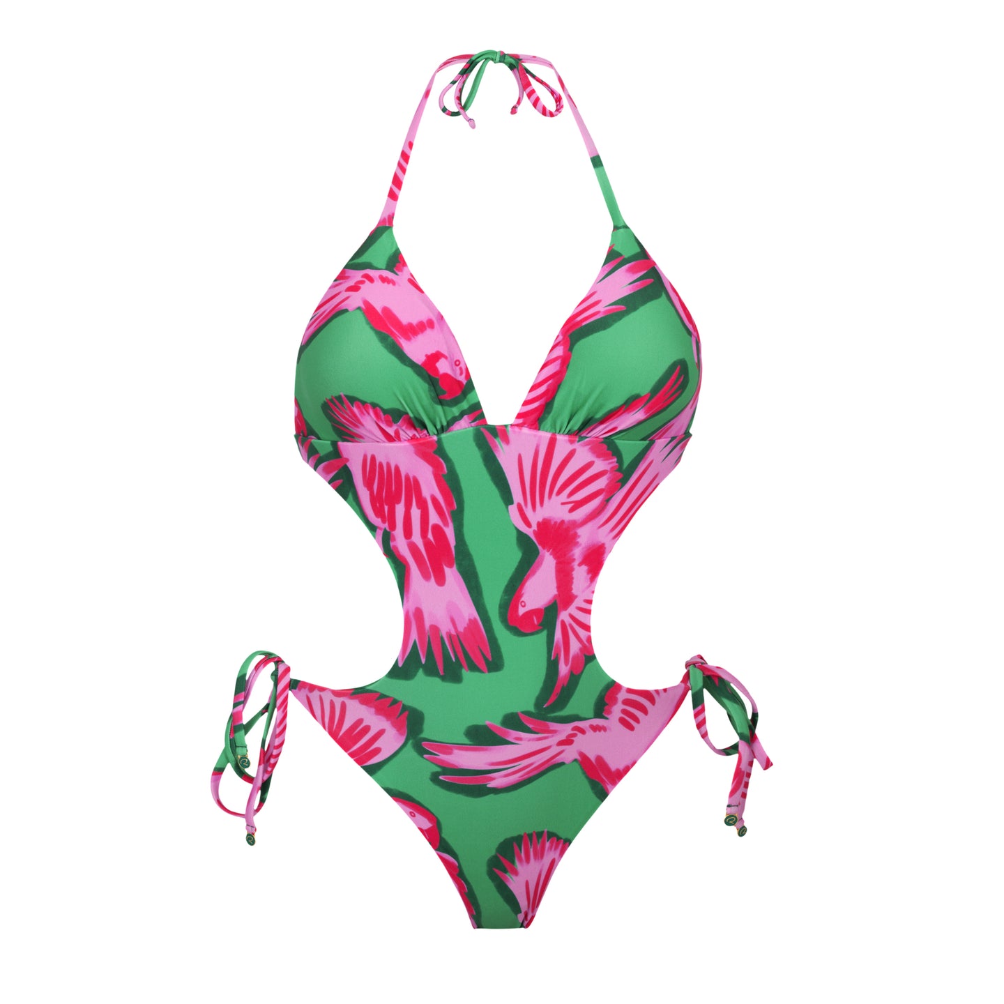 Product Front: Rio De Sol Intero Parrots Trikini