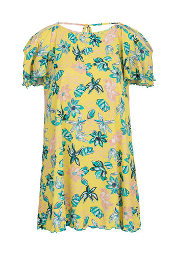 Product Front: Rio De Sol Vestito Da Spiaggia Saida Florescer Off Shoulder