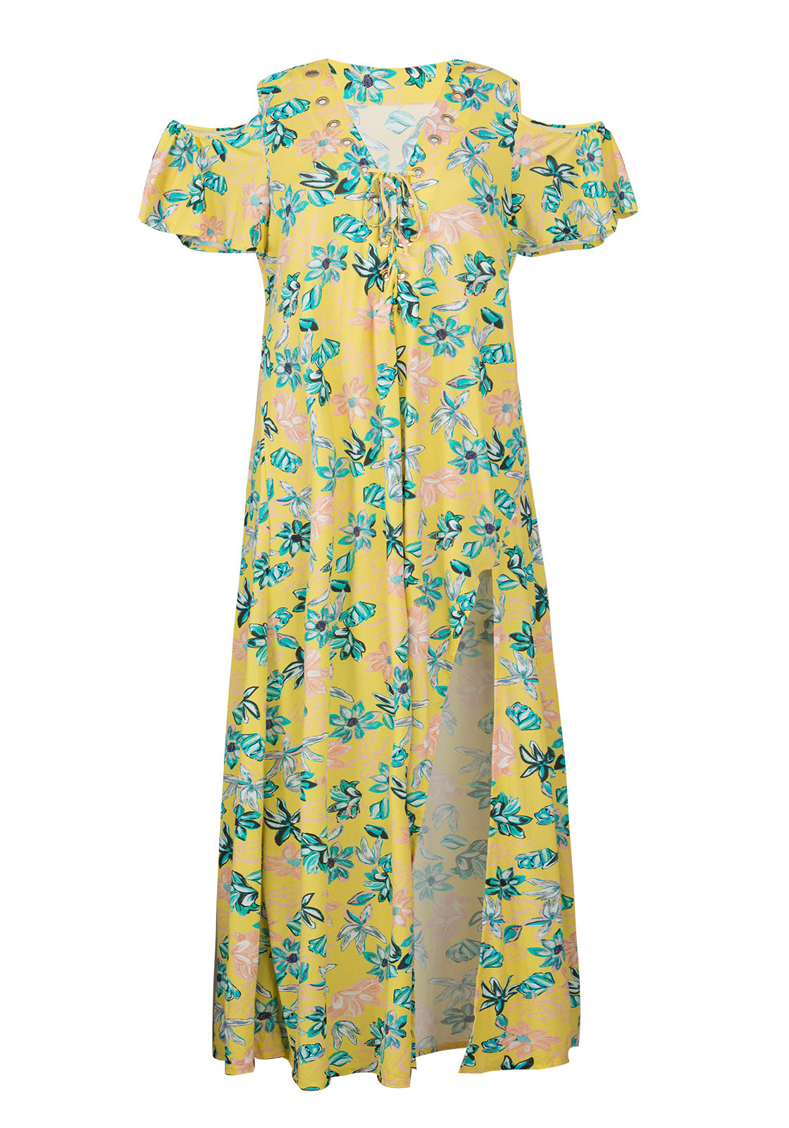 Product Front: Rio De Sol Vestito Da Spiaggia Saida Long Florescer
