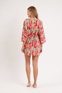 Model Back: Rio De Sol Caftano / Copricostume Sea-Bloom Kaftan Bel