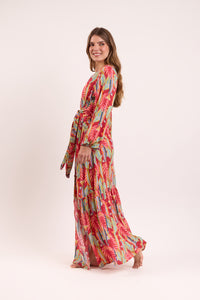 Image 02: Rio De Sol Vestito Da Spiaggia Sea-Bloom Long Dress Verona