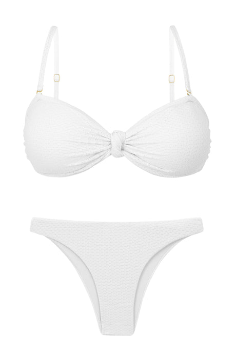 Product Front: Rio De Sol Completo Set Bora-White Bandeau-Joy Leblon