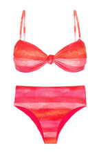 Carica l&#39;immagine nel visualizzatore di Gallery, Product Front: Rio De Sol Completo Set Cher Bandeau-Joy Hotpants
