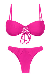 Product Front: Rio De Sol Completo Set Cotele-Amaranto Balconet-Pushup Lisboa