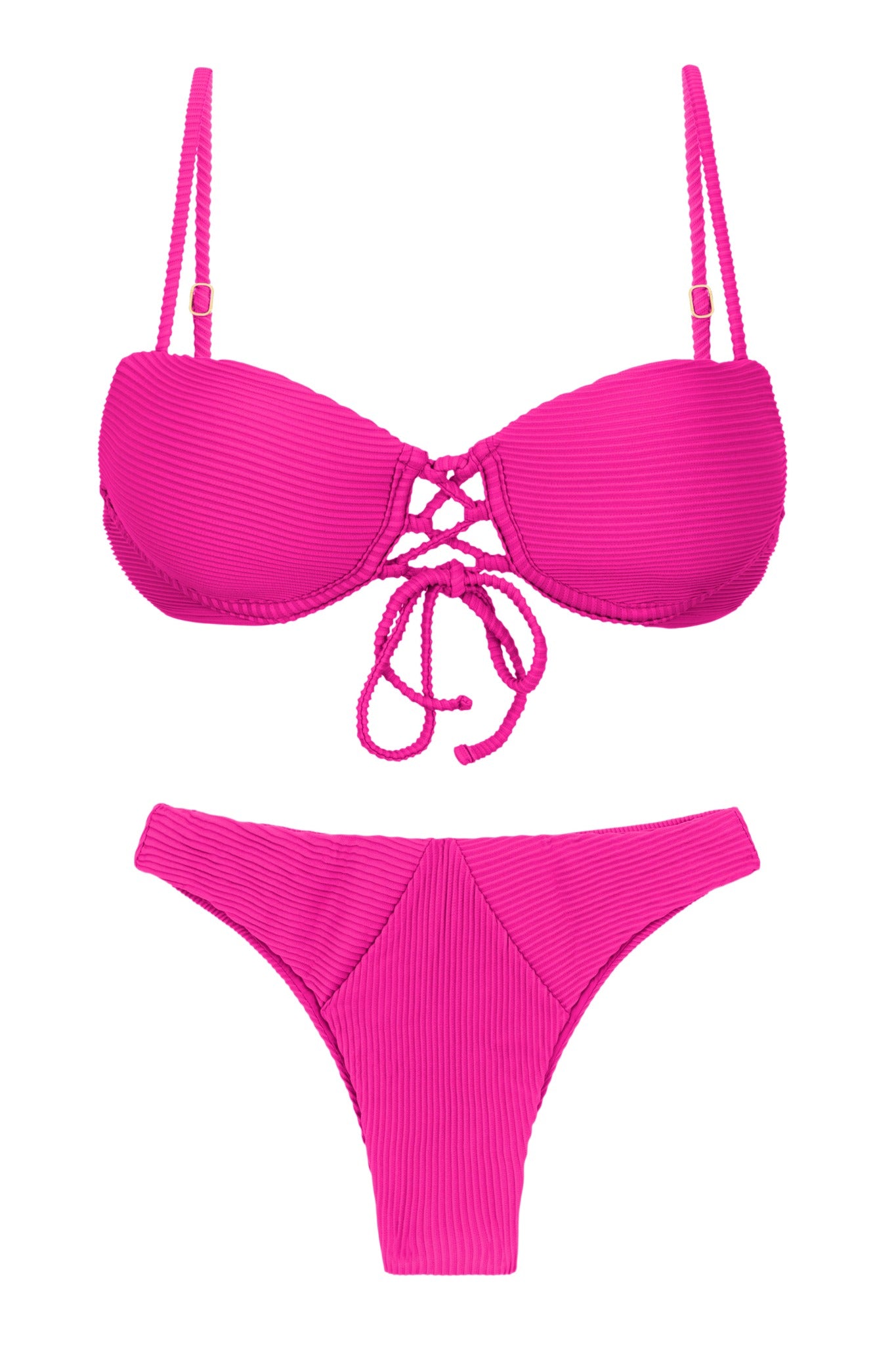 Product Front: Rio De Sol Completo Set Cotele-Amaranto Balconet-Pushup Lisboa