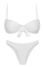 Carica l&#39;immagine nel visualizzatore di Gallery, Product Front: Rio De Sol Completo Set Cotele-Branco Balconet-Pushup Lisboa
