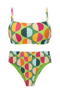 Product Front: Rio De Sol Completo Set Garden-City Bandeau-Reto Hotpant-Cos