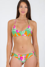 Carica l&#39;immagine nel visualizzatore di Gallery, Gallery: Rio De Sol Completo Set Green-Bloom Bralette Madrid
