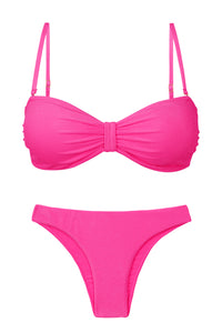 Product Front: Rio De Sol Completo Set Malibu-Rosa Bandeau-Duo Essential