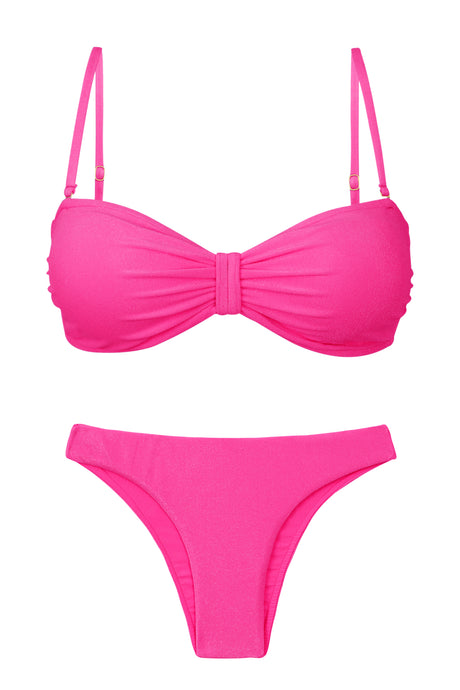Product Front: Rio De Sol Completo Set Malibu-Rosa Bandeau-Duo Essential