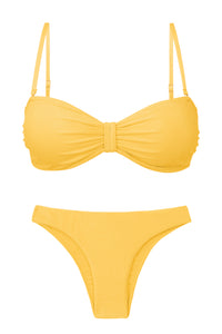 Product Front: Rio De Sol Completo Set Malibu-Yellow Bandeau-Duo Essential