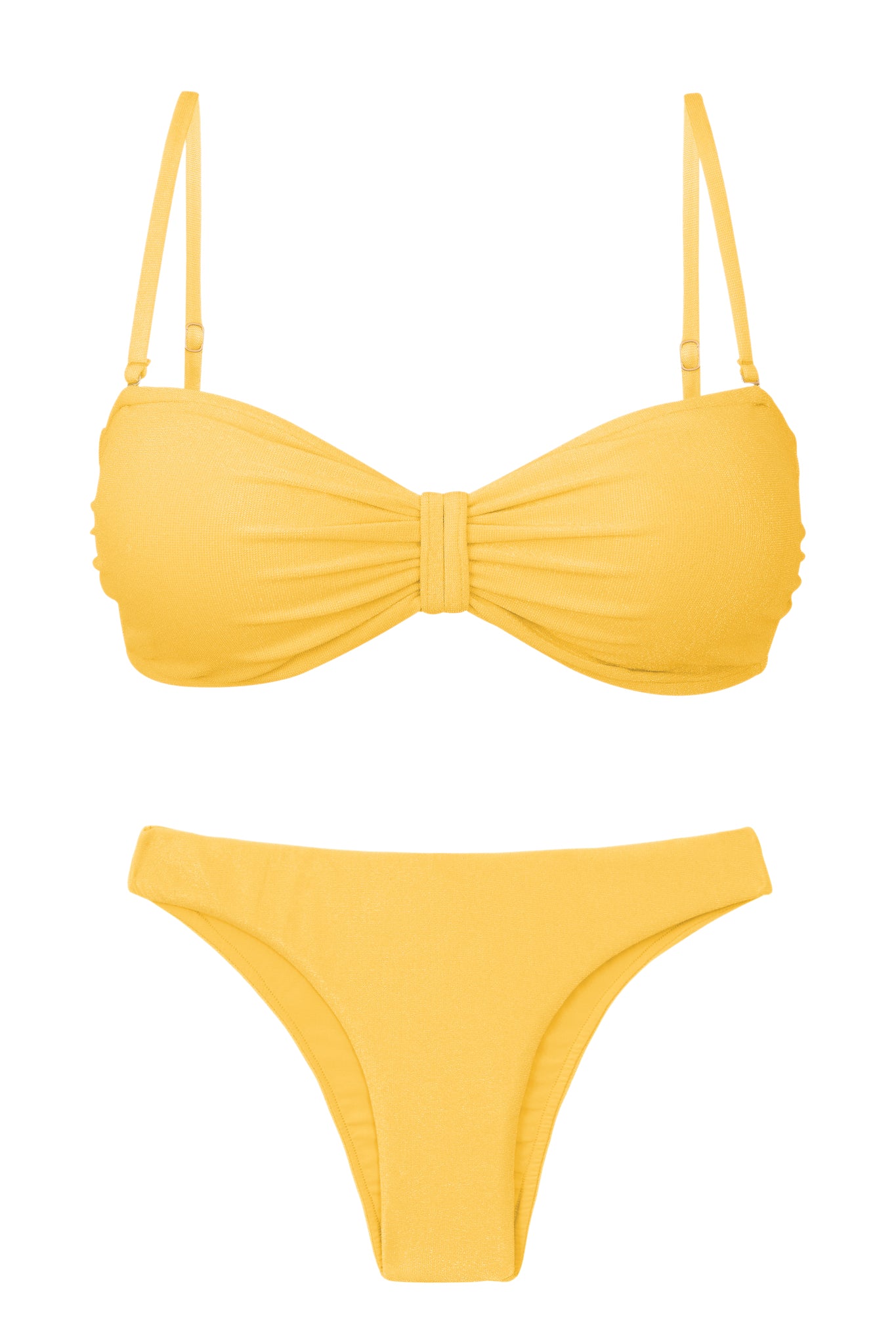 Product Front: Rio De Sol Completo Set Malibu-Yellow Bandeau-Duo Essential