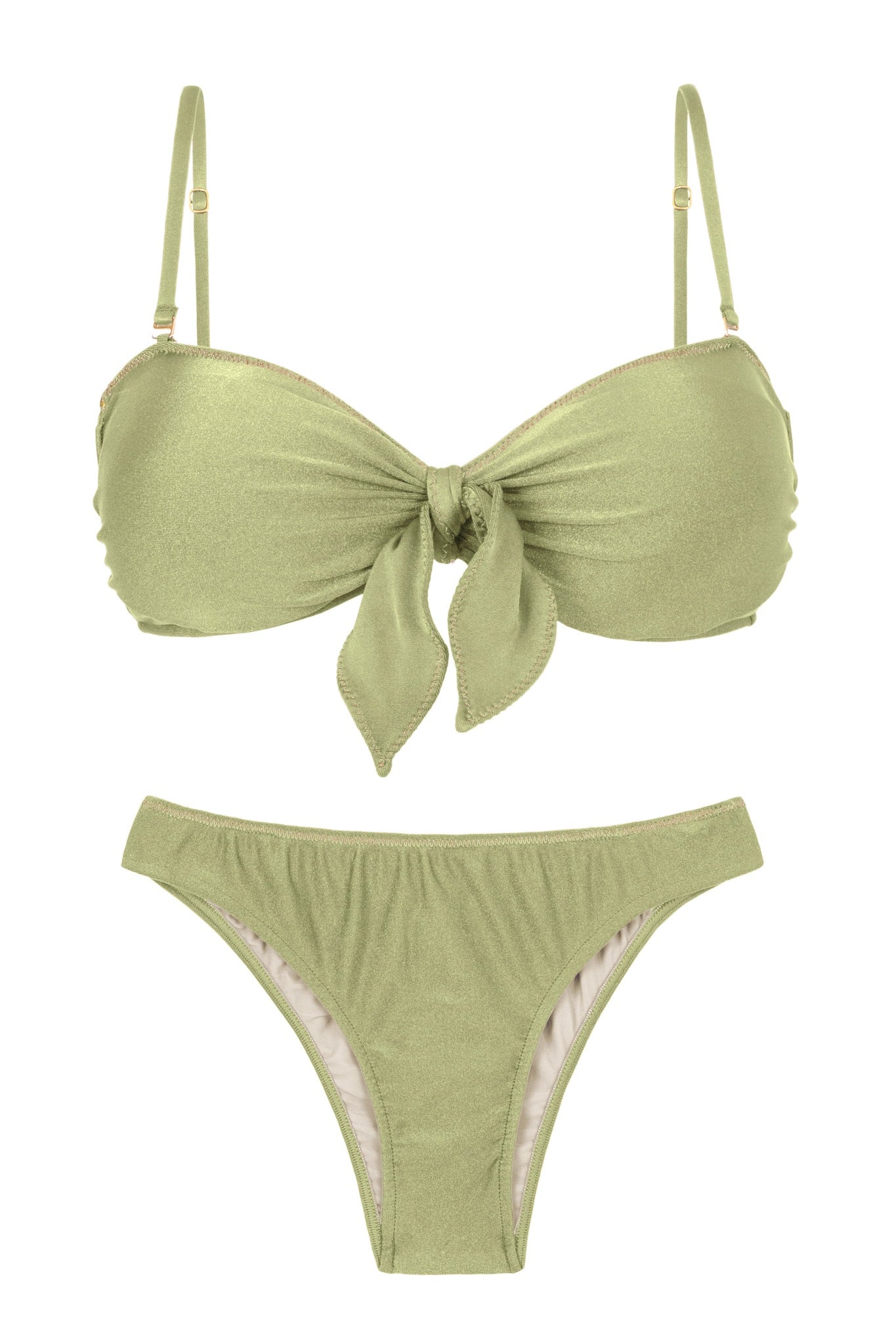 Product Front: Rio De Sol Completo Set Oliva Bandeau-No Essential