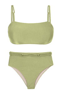 Product Front: Rio De Sol Completo Set Oliva Bandeau-Reto Hotpants
