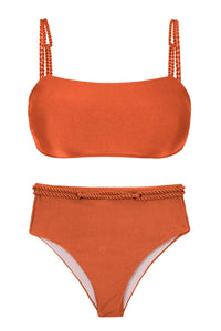 Product Front: Rio De Sol Completo Set Paprica Bandeau-Reto Hotpants