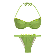 Carica l&#39;immagine nel visualizzatore di Gallery, Product Front: Rio De Sol Completo Set Shimmer-Botanica Balconet-Frufru Pipa-Frufru
