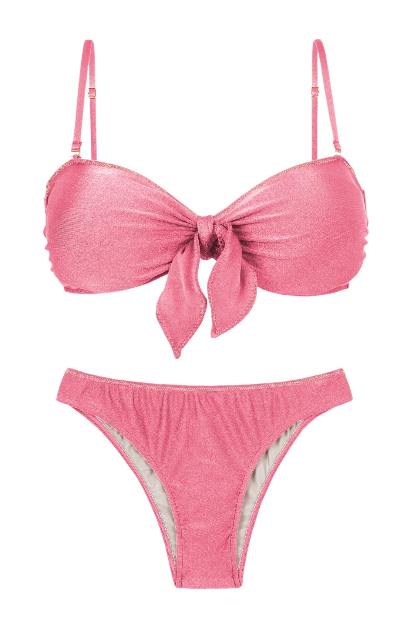 Product Front: Rio De Sol Completo Set Shimmer-Confetti Bandeau-Knot Essential